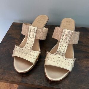 Jack Rogers Metallic Gold Women's Sandals